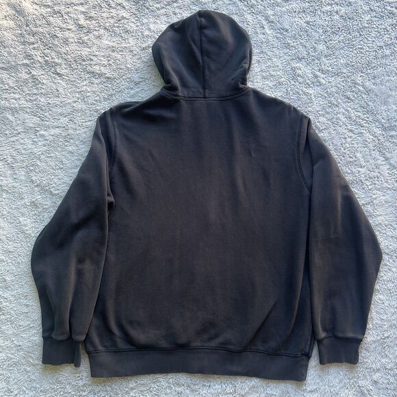 Nike Men’s Y2K Full Zip Hoodie Sweatshirt XXL Embroidered Swoosh Faded Black - Picture 6 of 7